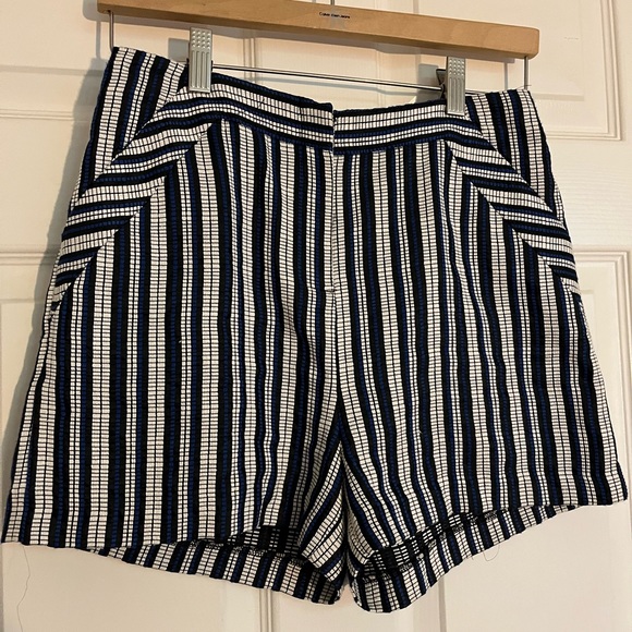 FRNCH shorts; navy blue, black, and white. Very cute! - Picture 2 of 3